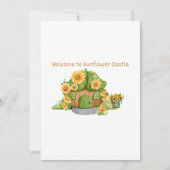 Welkom bij Sunflower Castle op een Kaart (Voorkant)