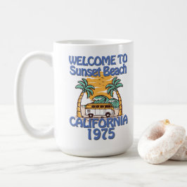 Welkom bij Sunset Beach - Vibes Koffiemok