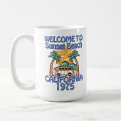 Welkom bij Sunset Beach -  Vibes Koffiemok (Links)