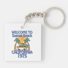 Welkom bij Sunset Beach - Vibes Sleutelhanger