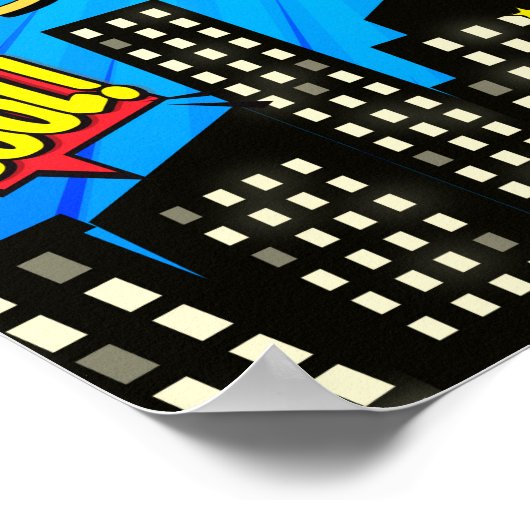 Welkom bij Superheld Headquarters Classroom Poster (Hoek)