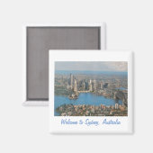 Welkom bij Sydney, Australië koelkast magneet (Voorkant / Achterkant)