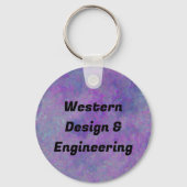 Welkom bij Team Abstract Company Coworker Medewerk Sleutelhanger (Achterkant)