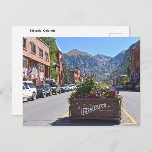 Welkom bij Telluride, Colorado Briefkaart (Voorkant / Achterkant)
