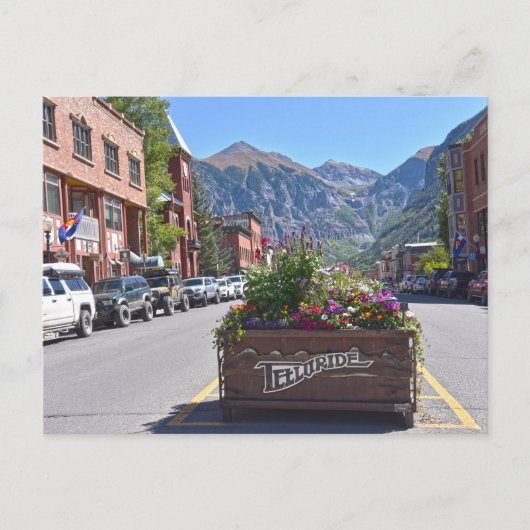 Welkom bij Telluride, Colorado Briefkaart (Voorkant)