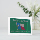 Welkom bij texas briefkaart (Staand voorkant)