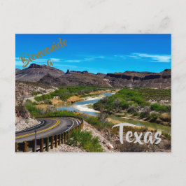 Welkom bij Texas briefkaart