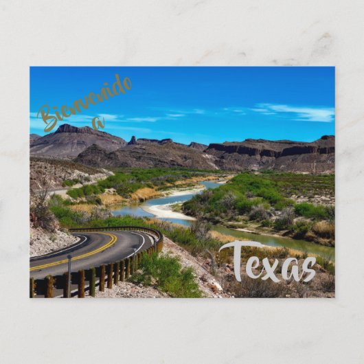 Welkom bij Texas briefkaart (Voorkant)