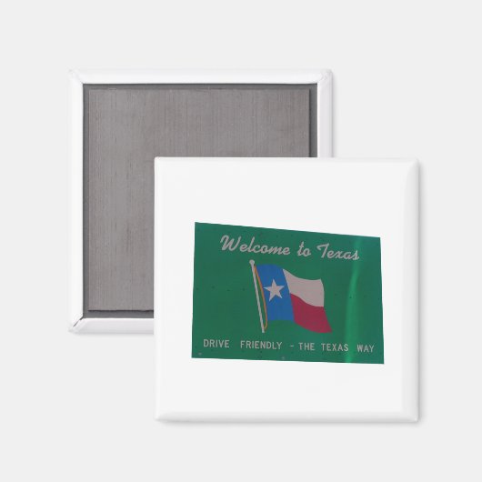 Welkom bij texas magneet (Voorkant / Achterkant)
