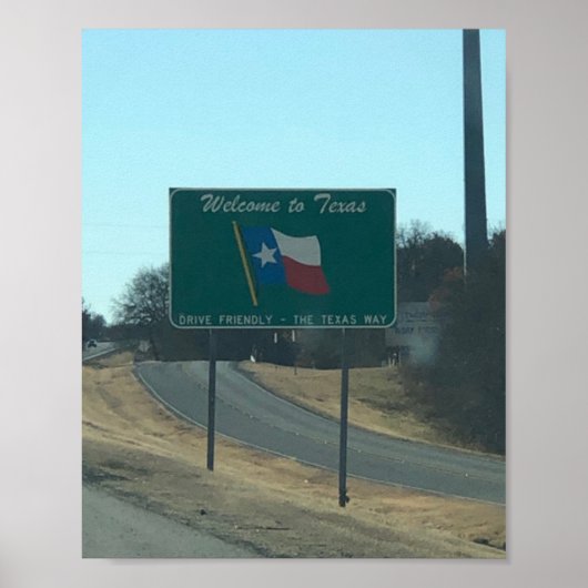 Welkom bij Texas Poster (Voorkant)