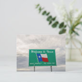 Welkom bij Texas Sign - De Lone Star State Briefkaart (Staand voorkant)