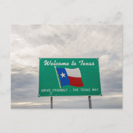 Welkom bij Texas Sign - De Lone Star State Briefkaart