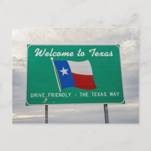 Welkom bij Texas Sign - De Lone Star State Briefkaart