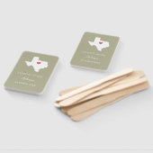 Welkom bij Texas Wedding Party Custom Handwaaier (Niet-gemonteerd)