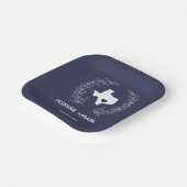 Welkom bij Texas Wedding Party Custom Papieren Bordje (Gebogen)