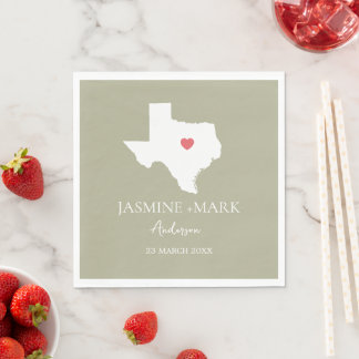 Welkom bij Texas Wedding Party Custom Servet