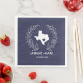 Welkom bij Texas Wedding Party Custom Servet (Insitu)