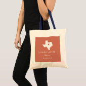 Welkom bij Texas Wedding Party Custom Tote Bag (Voorkant (product))