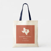 Welkom bij Texas Wedding Party Custom Tote Bag (Achterkant)