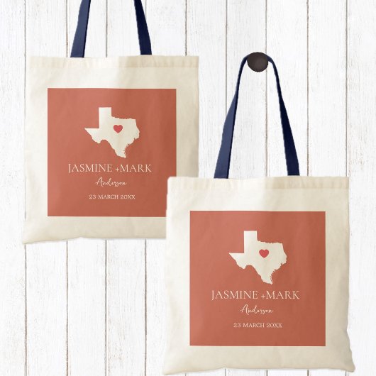 Welkom bij Texas Wedding Party Custom Tote Bag