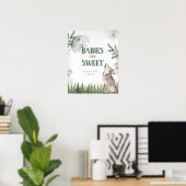 Welkom bij The Pack Forest Wolf Baby is Lief Poster (Thuiskantoor)