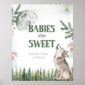 Welkom bij The Pack Forest Wolf Baby is Lief Poster (Voorkant)