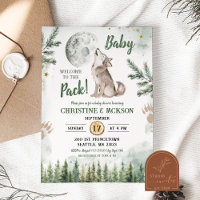 Welkom bij The Pack Forest Wolf Baby Shower