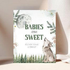Welkom bij The Pack Forest Wolf Baby zijn Sweet Poster