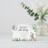 Welkom bij The Pack Forest Wolf Books voor Baby Informatiekaartje (Staand voorkant)