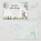 Welkom bij The Pack Forest Wolf Books voor Baby Informatiekaartje (Voorkant / Achterkant)