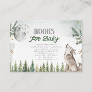 Welkom bij The Pack Forest Wolf Books voor Baby Informatiekaartje