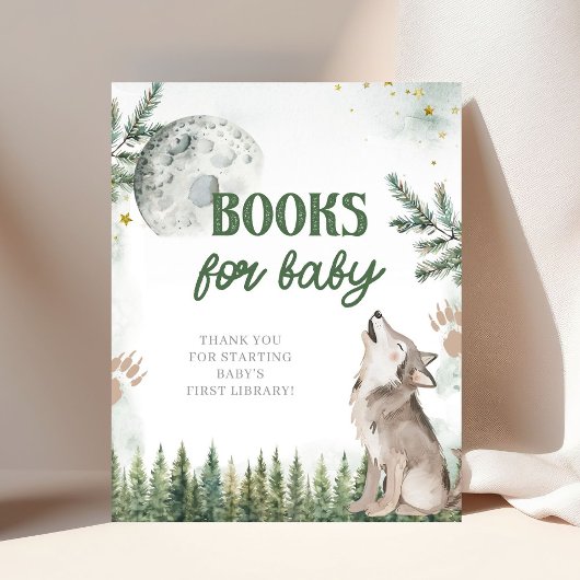 Welkom bij The Pack Forest Wolf Books voor Baby Poster