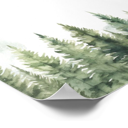 Welkom bij The Pack Forest Wolf Custom Sign Poster (Hoek)