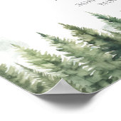 Welkom bij The Pack Forest Wolf Late Luier Poster (Hoek)