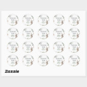 Welkom bij The Pack Forest Wolf Thank You Stickers (Vel)