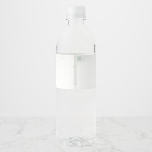 Welkom bij The Pack Forest Wolf Waterfles Etiket (Achterkant)