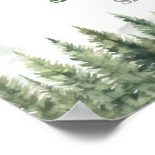 Welkom bij The Pack Forest Wolf Welkom Bord Poster (Hoek)