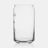 Welkom bij The River aangepaste familienaam Blikvorm Glas (Links)