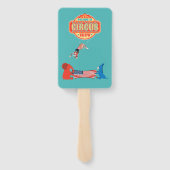 Welkom bij The Show Political Circus Handwaaier (Achterkant)