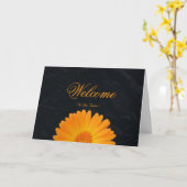 Welkom bij The Team Daisy Flower Kaart (Gele Bloem)