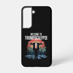 Welkom bij Trump-ocalyps Funny Trump Halloween Samsung Galaxy Hoesje