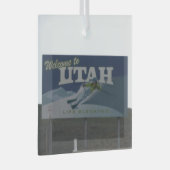Welkom bij Utah Glas Ornament (Voorkant Rechts)