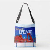 Welkom bij Utah Sign Crossbody Tas (Voorkant)