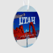 Welkom bij Utah Sign Ornament (voorkant)