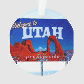 Welkom bij Utah Sign Ornament (voorkant)
