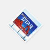 Welkom bij Utah Sign Servet (Hoek)