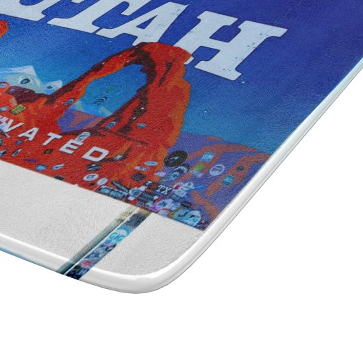 Welkom bij Utah Sign Snijplank (Hoek)