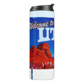 Welkom bij Utah Sign Thermosbeker (Gedraaid links)
