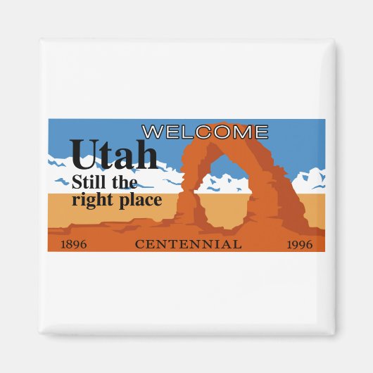 Welkom bij Utah - USA Magneet (Voorkant)