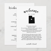 Welkom bij Utah | Wedbrief en reisroute (Voorkant / Achterkant)